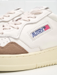 Schuhe AUTRY Medalist Low aus Wildleder und Ziegenleder in Weiß/Suede