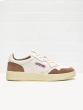 Schuhe AUTRY Medalist Low aus Wildleder und Ziegenleder in Weiß/Suede