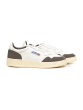 Schuhe AUTRY  Medalist Low aus Wildleder und Ziegenleder in Weiß/Military