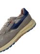 Schuhe AUTRY Reelwind Low aus Nylon Wildleder Pony und Leder in Vapor and Blue