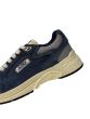 Schuhe AUTRY Hyperway aus Wildleder in Denim und Silber